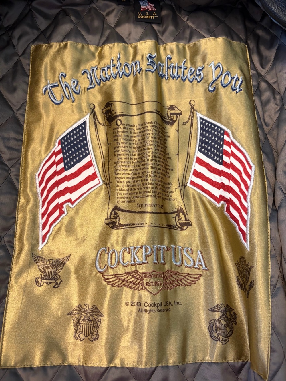 Type A-2 Flight Jacket , Cockpit Army Air Force, Size Small EXCELLENT pin Up - Picture 10 of 16